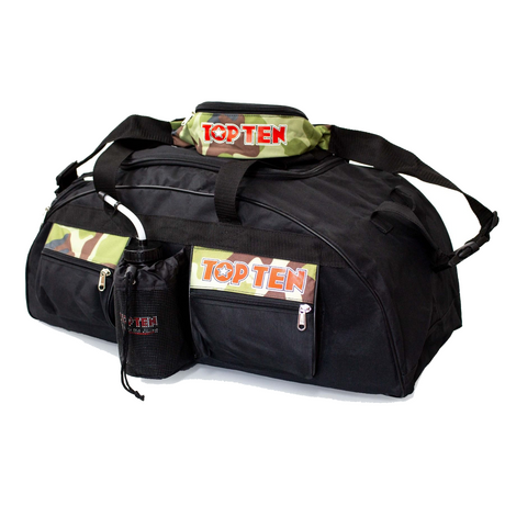 TOP TEN Sports Bag CAMO/BLACK Medium