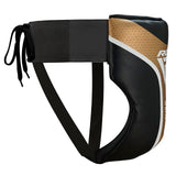 GROIN GUARD AURA PLUS T-17 BLACK/GOLDEN-S+ - Small