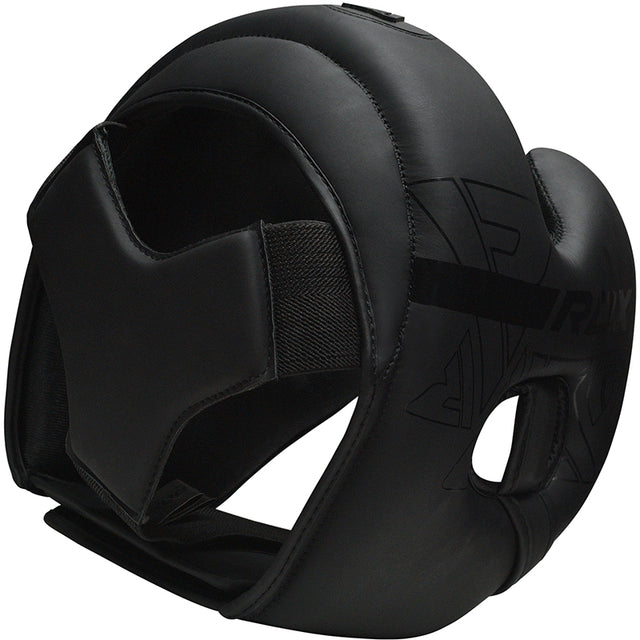 HEAD GUARD F6 MATTE BLACK-S - SMALL