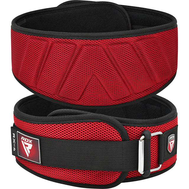 WEIGHT LIFTING BELT EVA CURVE RX4 RED-S - Small