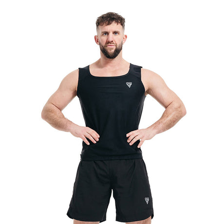 SWEAT VEST MENS M1 BLACK-3XL - BLACK,3XL