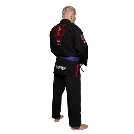 Brazilian Jiu-Jitsu uniform TOP TEN "Samurai"BLACK (15121-9) - A1 - A1