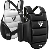 SEMI CONTACT CHEST GUARD SCC-T2 BLACK/WHITE-L/XL - BLACK/WHITE,L/XL