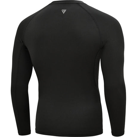 CLOTHING T15 COMPRESSION RASH GUARD BLACK FULL