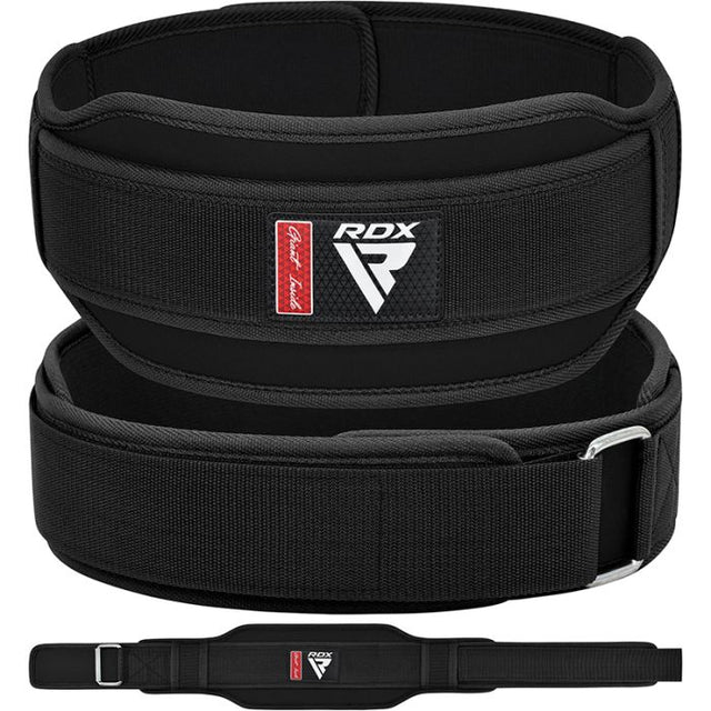 WEIGHT LIFTING DOUBLE BELT RX5 BLACK-S - Small