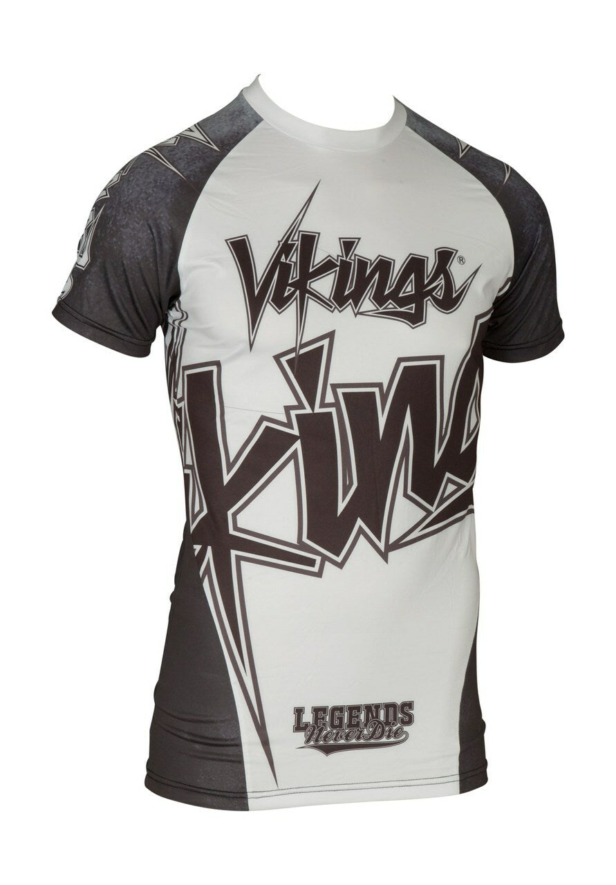 TOP TEN MMA Short Sleeve Rash Guard "Vikings" (14132-1) - S - S