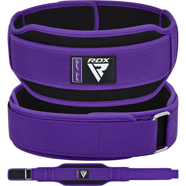 WEIGHT LIFTING DOUBLE BELT RX5 PURPLE-XS - XS