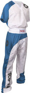 Kickboxuniform „Bow“ - White - Blue - Black,Small