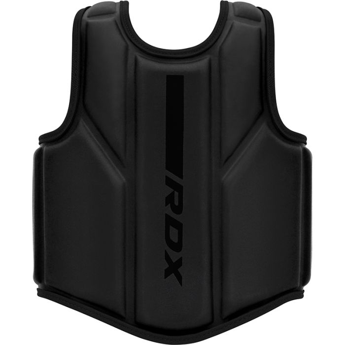 CHEST GUARD F6 MATTE BLACK PLUS-S/M - BLACK,S/M