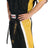 T-Shirt zum Kickboxen „Kickboxjacke Mesh“ - 130cm,Black/Yellow