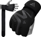 GRAPPLING GLOVE NEOPRENE T15 MATTE BLACK-L - Large