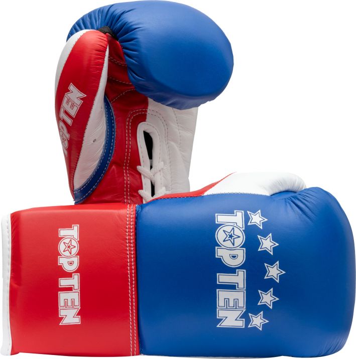 Boxhandschuhe „Profi Tricolor“ - Blue - Red,8oz