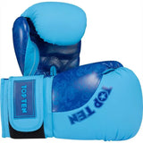 Boxing gloves “Dragon” - Blue/Blue,16oz