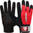 GYM WEIGHT LIFTING GLOVES W1 FULL RED-XL - RED,XL