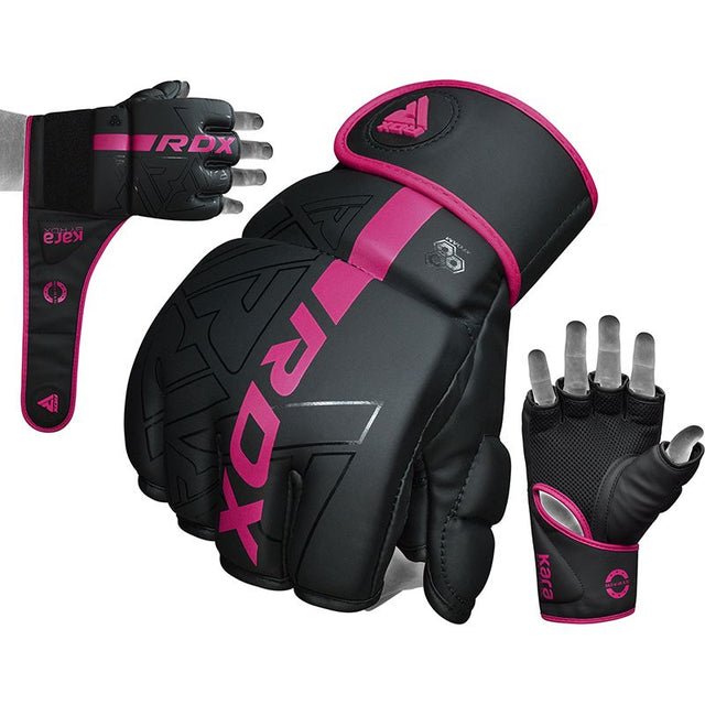 GRAPPLING GLOVES F6 MATTE PINK-L - LARGE